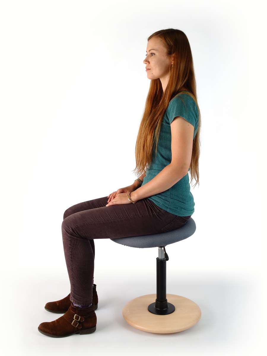 posChair 1 encourages a healthy natural lower back posture.